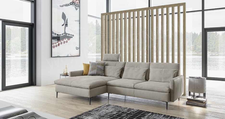 Abverkauf Ecksofa WK 501 Cremosa