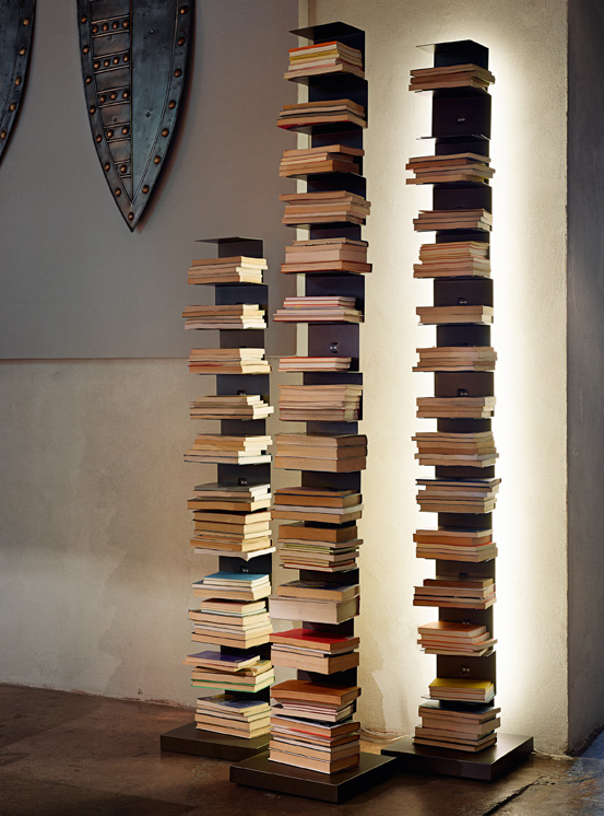 Bücherregal Lomeo ohne Beleuchtung H215 cm