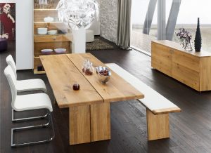 Wohnhalle Esstisch Tisch Stuhl